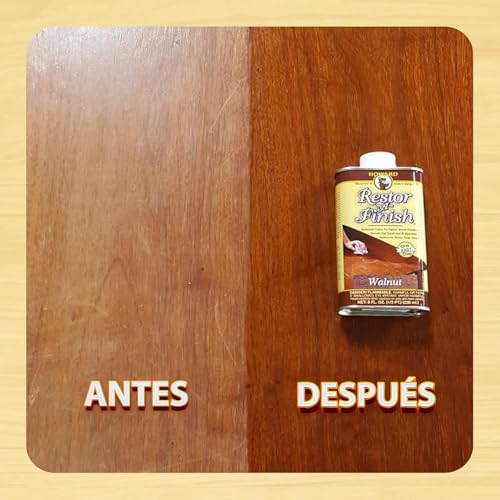 Howard Restor-A-Finish Walnut 16 oz - Wood Furniture Scratch & Blemish Repair