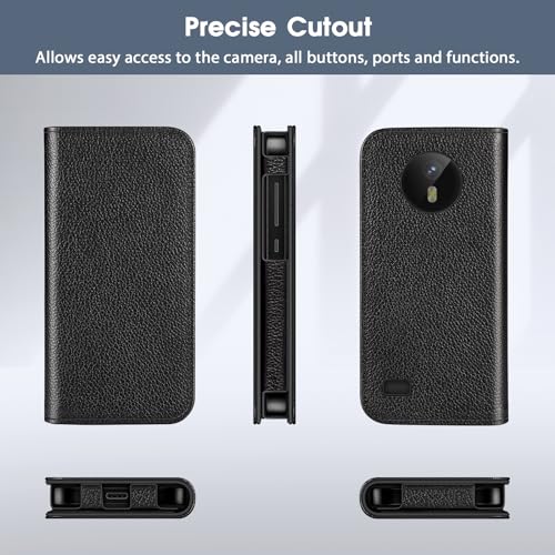 MEDMAX Black PU Leather Protective Case for Omnipod 5 with Dexcom G7 Cutout