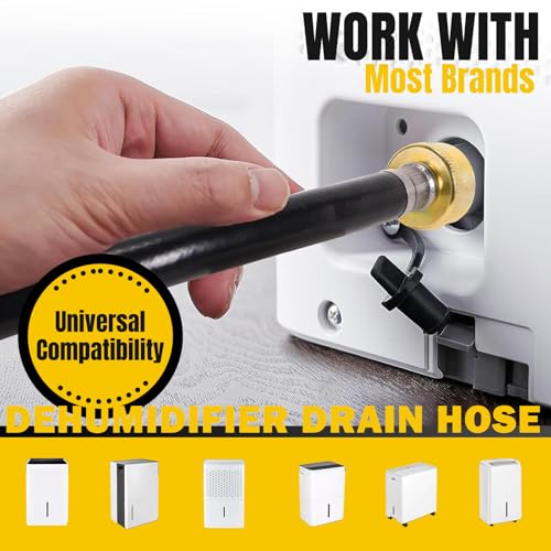 5FT Dehumidifier Drain Hose with 3/4 in FHT Rust-Resistant Connector – EOUOBOMO