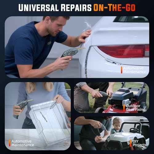 Katerk Cordless Plastic Welder ? 400 Staples Included, 3-Temperature Settings, USB Rechargeable Portable Plastic Welding Kit, Perfect for DIY Projects, plastic/Bumper/Toys Repair