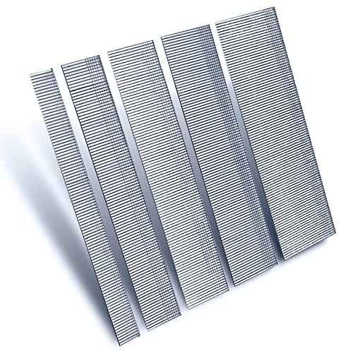 SimCos18 Gauge Brad Nails 2¡±,1-1/2",1-1/4",1",5/8",1600 pcs Assorted Project Pack,Galvanized 18 GA Nail Gun Nails Assorted and Small Finishing Nails for Pneumatic, Electric Brad Nailer