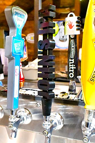 Clear Water Home Goods Custom Beer Tap Handle – Black