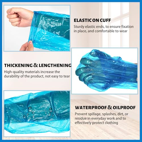 Disposable Arm Sleeves Covers, Oversleeves Covers for Painting Repairing Cleaning