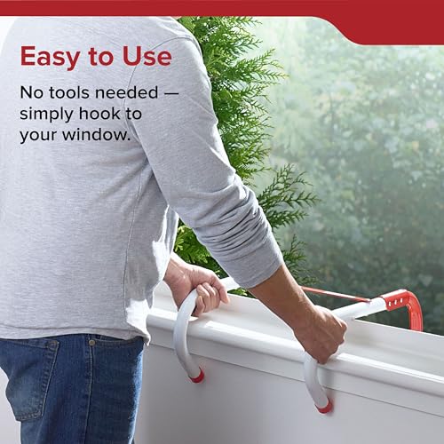 Kidde 13-Foot Fire Escape Ladder for 2-Story Homes, Anti-Slip Rungs, Quick Deployment