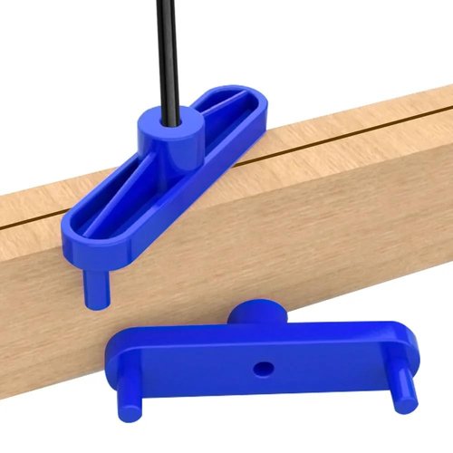 TorSor 2 Pack Center Scribe Line Locator Scriber Center Finder Marker Positioner Positioning Ruler Scribing Gauge Centerline Measuring Tool for Woodworking Wooden DIY