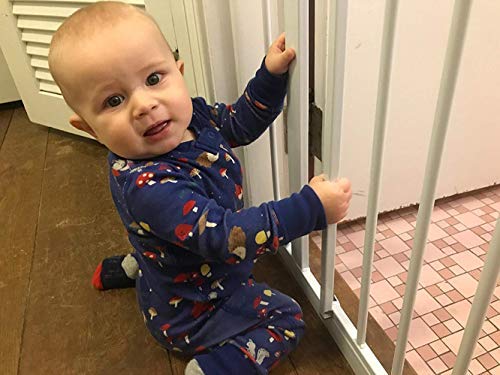 Vmaisi Baby Gate Wall Protector - 4 Pack White Wall Cups for Pressure Gates