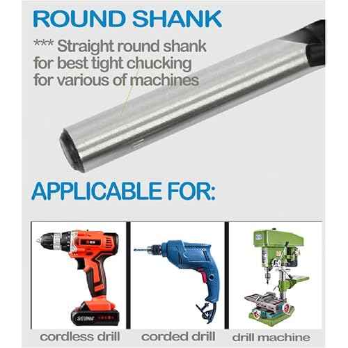 Brad Point Woodworking Drill Bit 1/8 in.Spur Point Drill Hardwood Softwood-10Pcs