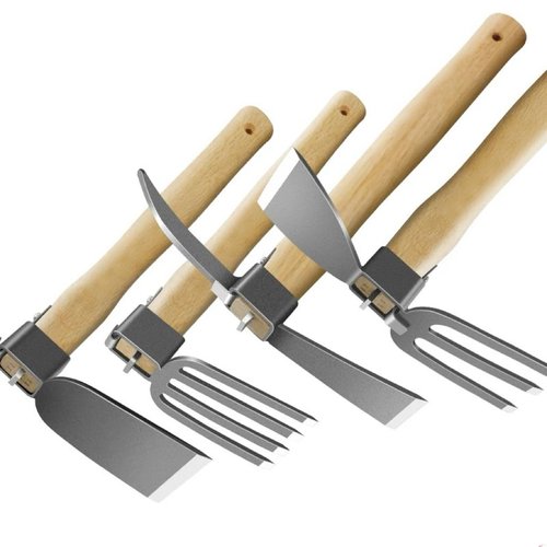 Garden Hoe Rake Hand Tool,Heavy Duty Bend Tool for Weeding, Digging, Seeding Multipurpose