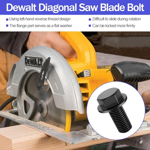 145344-01 Miter Saw Blade Bolt Replacement Dewalt Miter Saw Arbor Bolt DW708 DW703 DW704 DW705 DW706 DW712 DW715 DW716 DW718