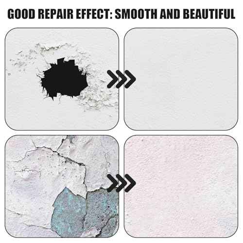 8pcs Drywall Patches, 3 Sizes Self Adhesive Wall Hole Repair Patches Dry Wall Patch Repair Kit Screen Patch Repair Kit for Broken Walls Repairing or Ceiling Filler