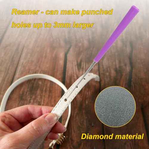 2PCS Band Leather Punching Pliers 2.0mm Belt Punch Tool for Belt Punching Tool Lace Punch Hand Wrist Strap Leather Punching Tool for DIY Craft Shoes Fabric