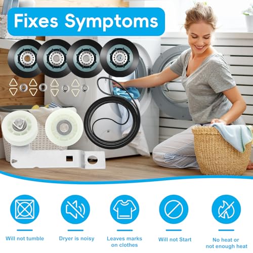 Aremae 4392067 Dryer Repair Kit for Whirlpool/Maytag/Kenmore - Upgrade 4392067RC