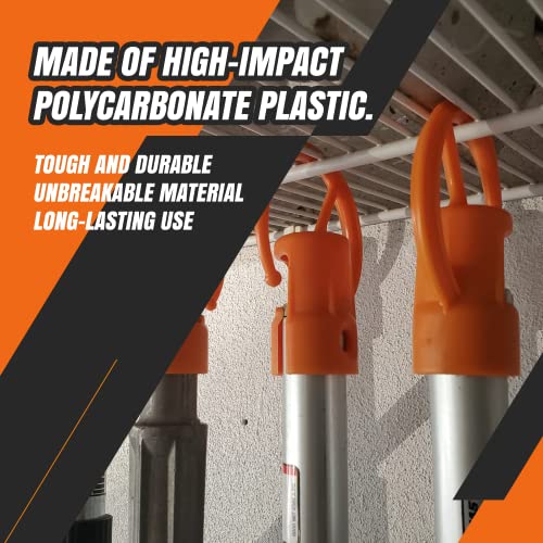 DAULT American-Made Heavy Duty Garage Storage Hooks for Stihl Kombi Attachments | Tool Organizer Hangers | Wall Mount Utility Hooks | Set of 3 | Made in U.S.A. (Patented)