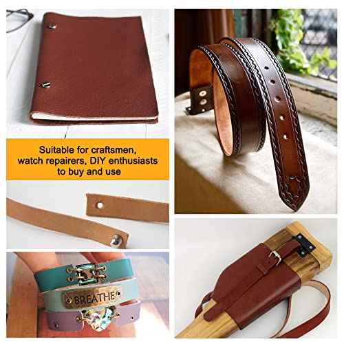 Bivethoi 12mm Round Gasket Punch, Carbon Steel Hollow Hole Cutter Tool, Watch Band Leather Hole Punch for Belts Fabric Canvas Paper Plastic Craft (Metric)