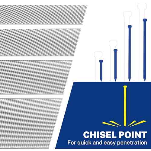 WORKPRO 18 Gauge Brad Nails, 2'',1-1/2'',1-1/4'', 3/4'' 6000 Count Universal Brad Nails for Pneumatic, Electric Brad Nailer