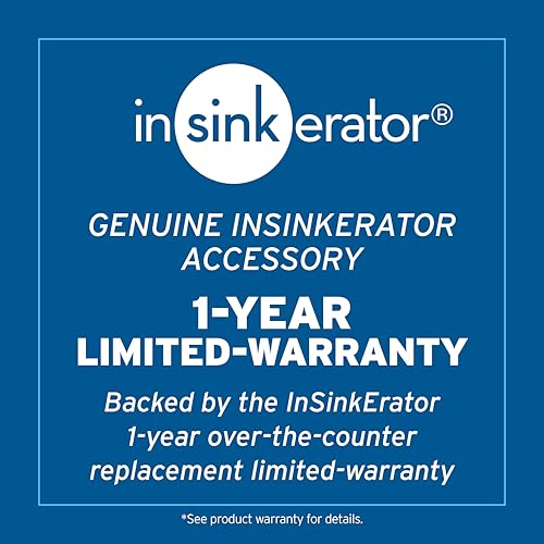 InSinkErator Matte Black Push SinkTop Switch Button for Garbage Disposal