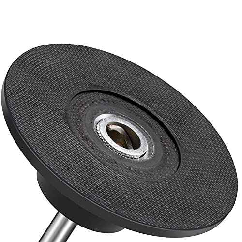 YAKAMOZ 2 Pcs 3 Inch Roll Lock Sanding Disc Holder with 1/4" Shank Quick Change Roll Lock Sander Pad Holder Adapter for Power Drill Air Die Grinder Sanding Polishing Grinding Tool Accessories