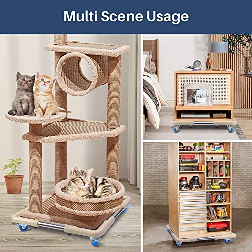 SPACECARE Mini Fridge Stand Mobile Roller, Adjustable18.5-27''- Off