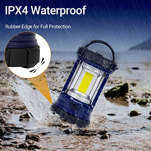 Navy Blue CT CAPETRONIX Rechargeable Camping Lantern 3200LM with Phone Charger