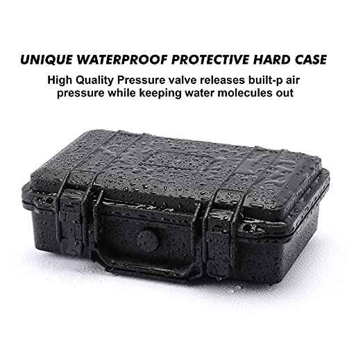 CASOMAN 11.5-Inch Water-Proof & Explosion-Proof Box, with Cush- Proof Sponge, IP67 Water Proof Grade, Customizable Foam