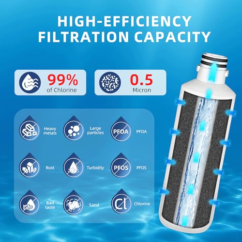 Ramco LT1000P Water Filter Replacement 6-Month Set for LG & Compatible Models (Variation 3)