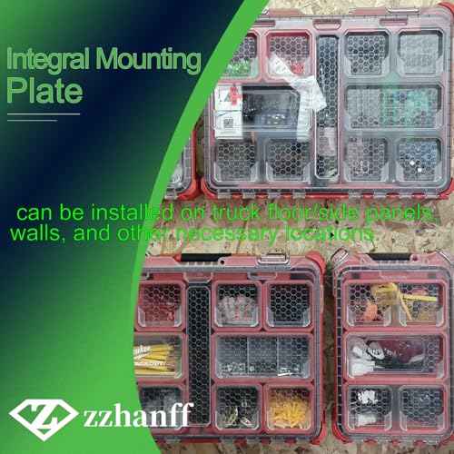 Upgrade Integral Mounting Plate Compatible with Milwaukee Packout, Made of high-Strength Carbon Steel Material, can Withstand up to 110 Lbs of Pressure.(1Pack, Half Plate)
