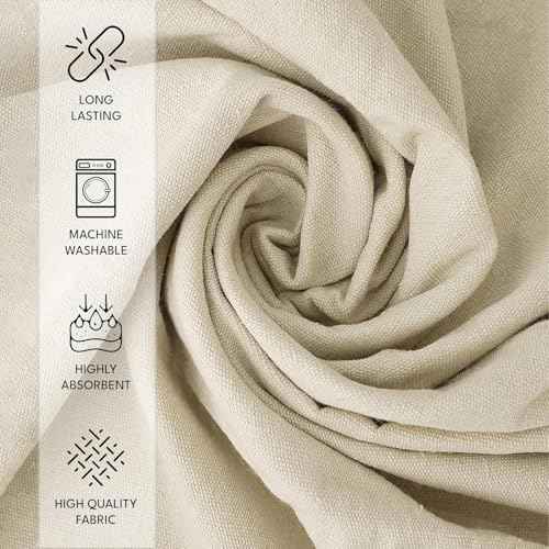 Canvas Painters Drop Cloth (Size 4 x 10 Feet - Pack of 1) - Pure Cotton Paint Drop Cloth for Painting, Curtains, Furniture & Floor Protection - All Purpose Thick Canvas tarp with Double Stitched Edges