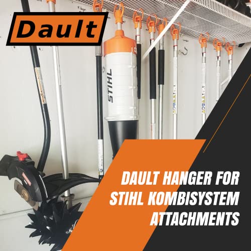 DAULT American-Made Heavy Duty Garage Storage Hooks for Stihl Kombi Attachments | Tool Organizer Hangers | Wall Mount Utility Hooks | Set of 3 | Made in U.S.A. (Patented)