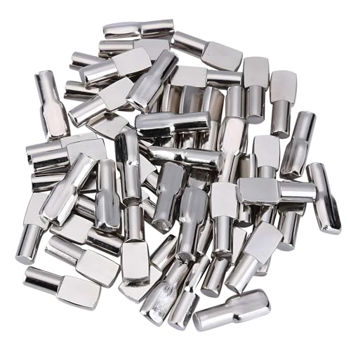Silver Spoon 120 pcs 5mm Shelf Support Pegs for Cabinets & Furniture