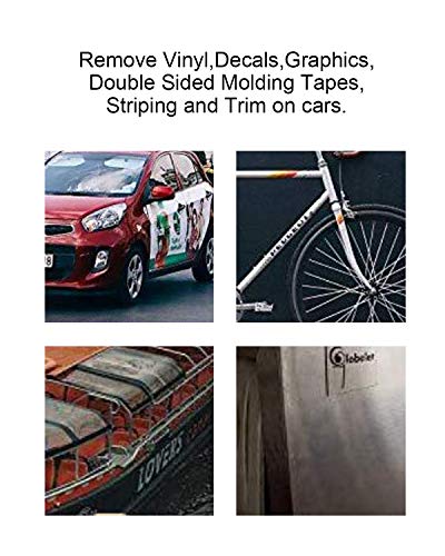 S SATC 1 Pack Solid Decal Eraser Wheel for Vehicle Sticker Removal with Adapter
