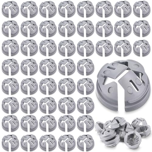 Sintuff Bulk 50 Pcs 3/8-1/2 Inch Push-In Cable Connectors - Non-Metallic