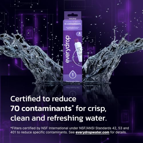 EveryDrop Whirlpool Ice & Water Refrigerator Filter 1 - Purple, EDR1RXD1