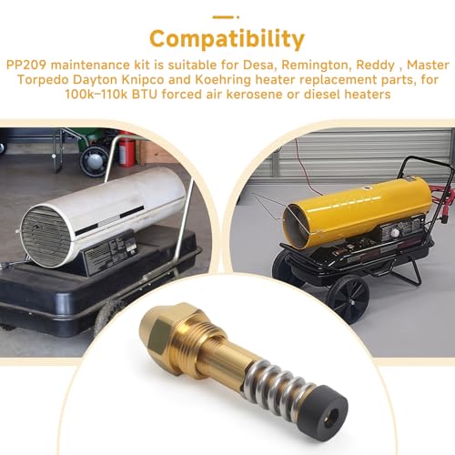 PP209 Nozzle Repair Kit for Desa/Remington/Reddy Master Torpedo Heaters