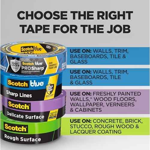 ScotchBlue Original Multi-Surface Painters Tape, 1 Inch Wide (0.94 In. x 60 Yds), 1 Roll, Blue Paint Tape Protects Surfaces and Removes Easily, Masking Tape for Indoor and Outdoor Use (2090-24NC)