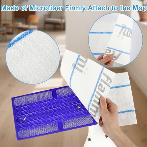 Flammi 30-Pack Disposable Microfiber Pads for Shark S1000/S3101/SK410 Steam Mops – Replacements