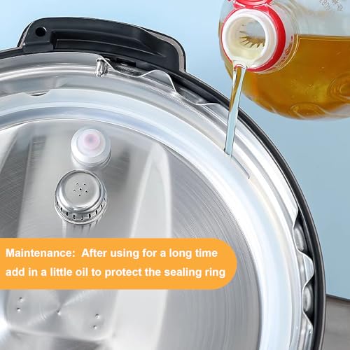 Mirumio 2-Pack 6QT Instant Pot Sealing Ring – Food-Grade Silicone, BPA-Free, Odorless