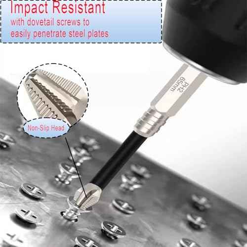 9pcs Strong Magnetic Screwdriver Drill Bit Set, Durability Screwdriver Drill Bit Set, Anti-Slip Magnetic Electric Screwdriver Set, 25 50 65 70 75 90 100 120 150mm