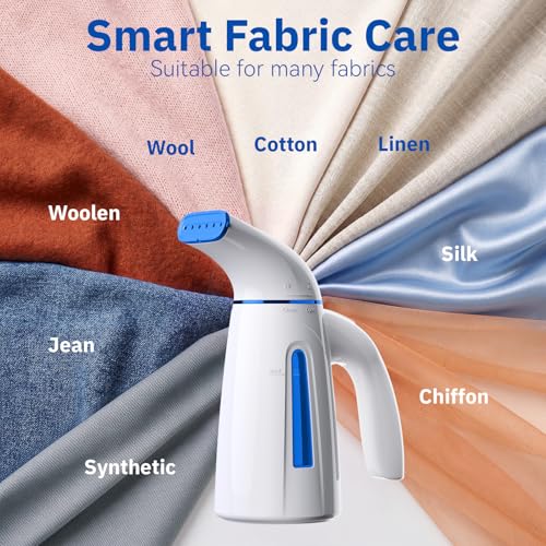 OGHom Blue Handheld Clothing Steamer, 240ml Capacity, 700W Portable Travel Iron