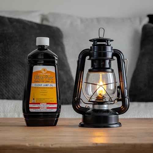 Lamplight Ultra-Pure Clear Lamp Oil 32 Fl Oz - Sootless & Odorless