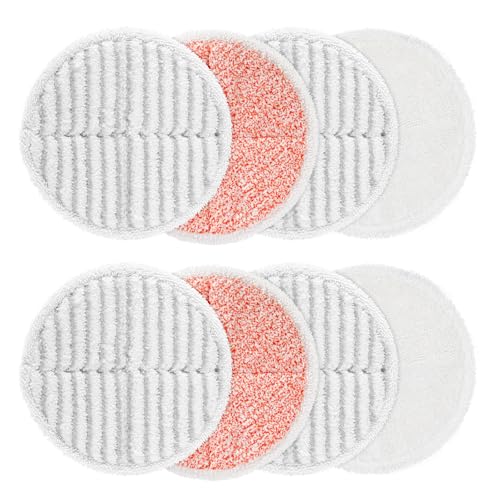 8 Pack Mop Pads Replacement for Bissell Spinwave 2124 Hard Floor Mop - Zeekech