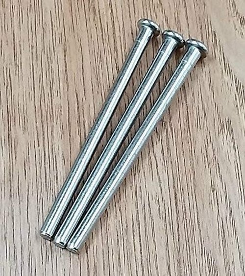 Hinge Outlet Hinge Pins for Doors, 3.5 inches, Satin Nickel, 3 Pack