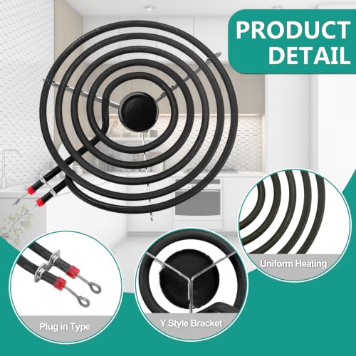 Cenipar 5304430149/5304430150 Drip Pan Set for Electric Range 8-pc MP21YA/MP15YA Includes 2x 5304430149 & 2x 5304430150