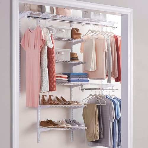 Rubbermaid Configurations Deluxe Custom Closet Kit 3-6 Feet White