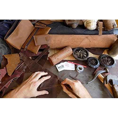 Hide & Drink, Thick Leather Holster for Pruning Shears w/Belt Loop Garden Scissors Sheath, Folding Saw, Construction & Utility Tools Pouch, Handmade Includes 101 Year Warranty