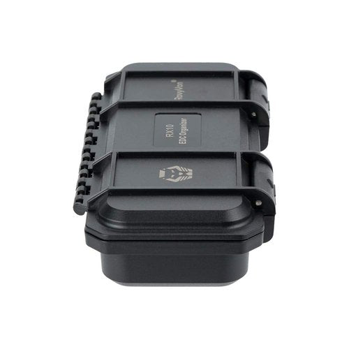 RovyVon RX10 EDC Tool Case Box, Small Organizer Storage to Protect Gears Gadgets, 1PCS, 6.89" x 3.21" x 1.45" (Black)