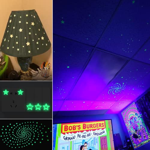 Glow in The Dark Star Stickers for Ceiling Kids Room Decor 354 Pack