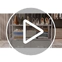 Heavy Duty Metal Closet Organizer with Fabric Drawers, 3-Tier Storage