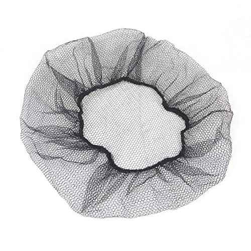 Qiansou Disposable Hair Nets Durable Nylon Breathable Honeycomb Pack of 100