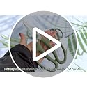 OJYUDD Green 3Pcs Garden Flower Scissors Pruning Shears Stainless Steel with Handle