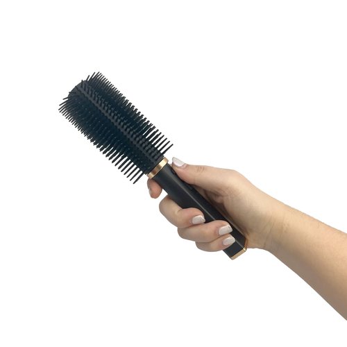 Streetwise Hair Fryer Brush Stun Gun - Concealed Self Defense Weapon for Women, High Voltage, Rechargeable USBC, Safety Switch, LED Flashlight, Removable Washable Head,Compact Personal Security Device